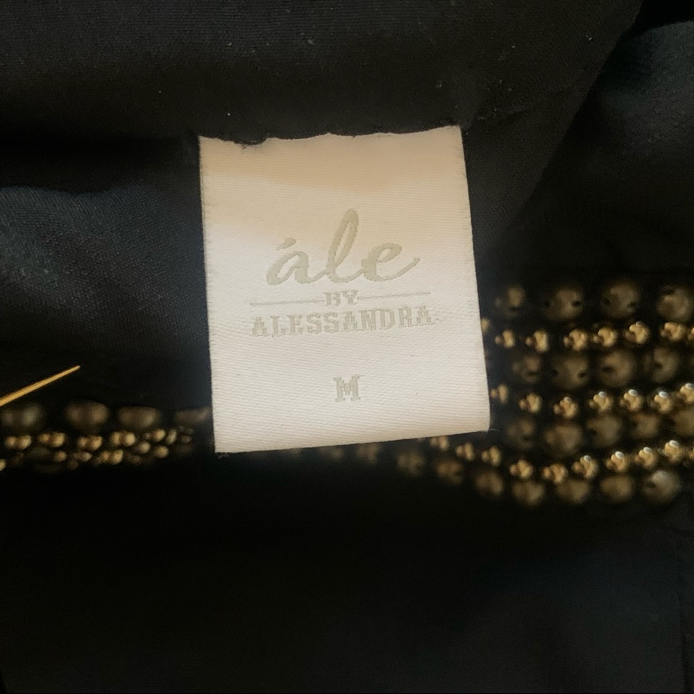 NWOT Revolve Ale by Alessandra Iria black beaded mini dress - Picture 4 of 6
